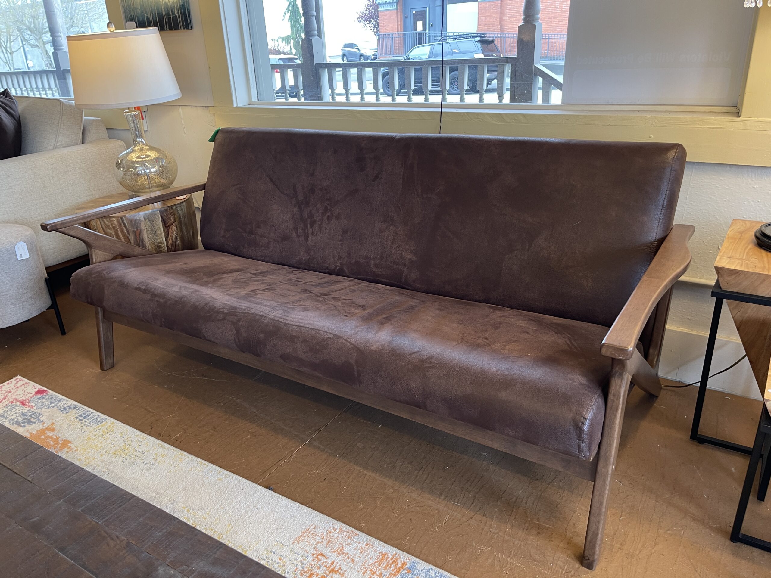 Lazy boy outlet violet sofa