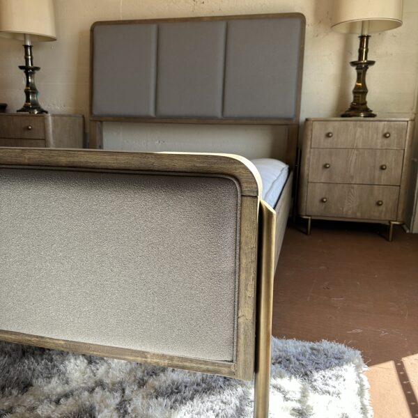 woven door chevron sideboard