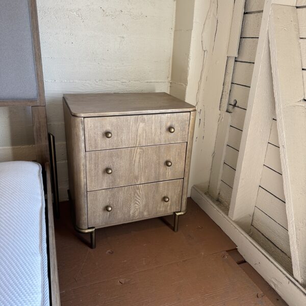 woven door chevron sideboard