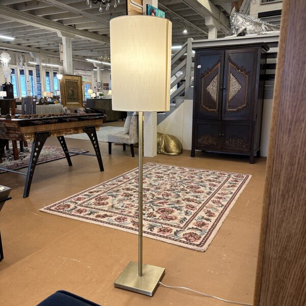 brass cylinder floor lamp