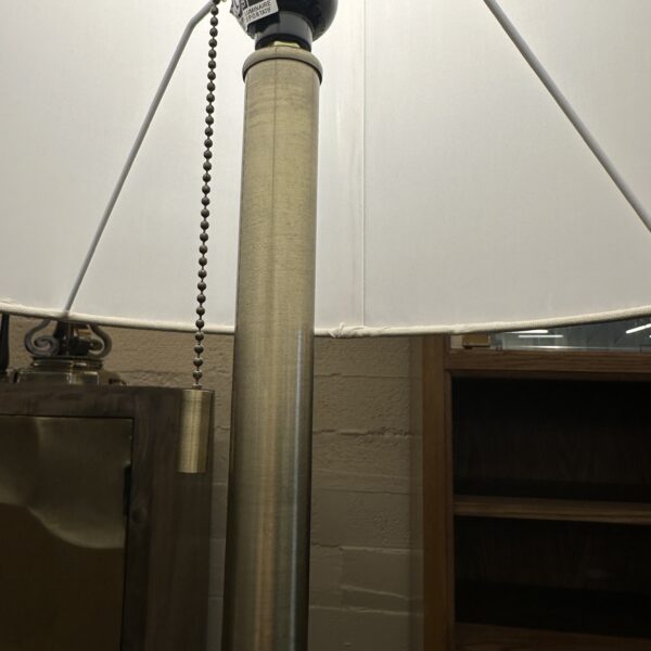 brass cylinder floor lamp