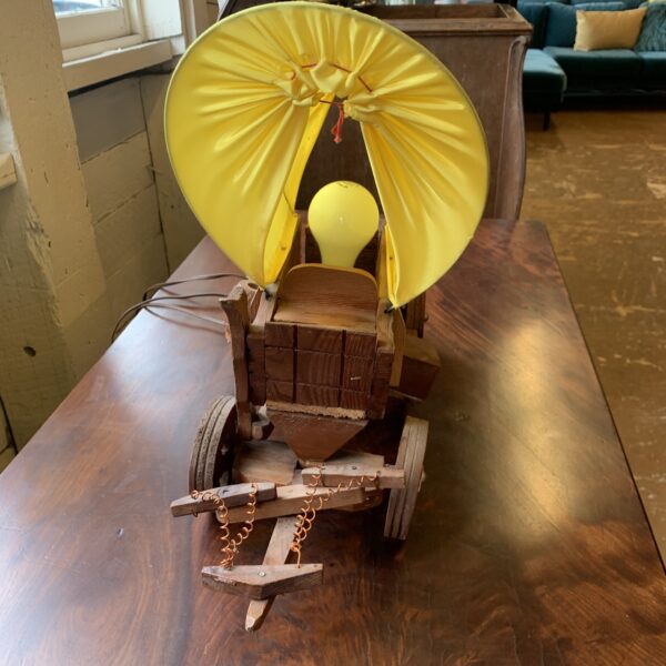 Covered Wagon Lamp Everett Consignment