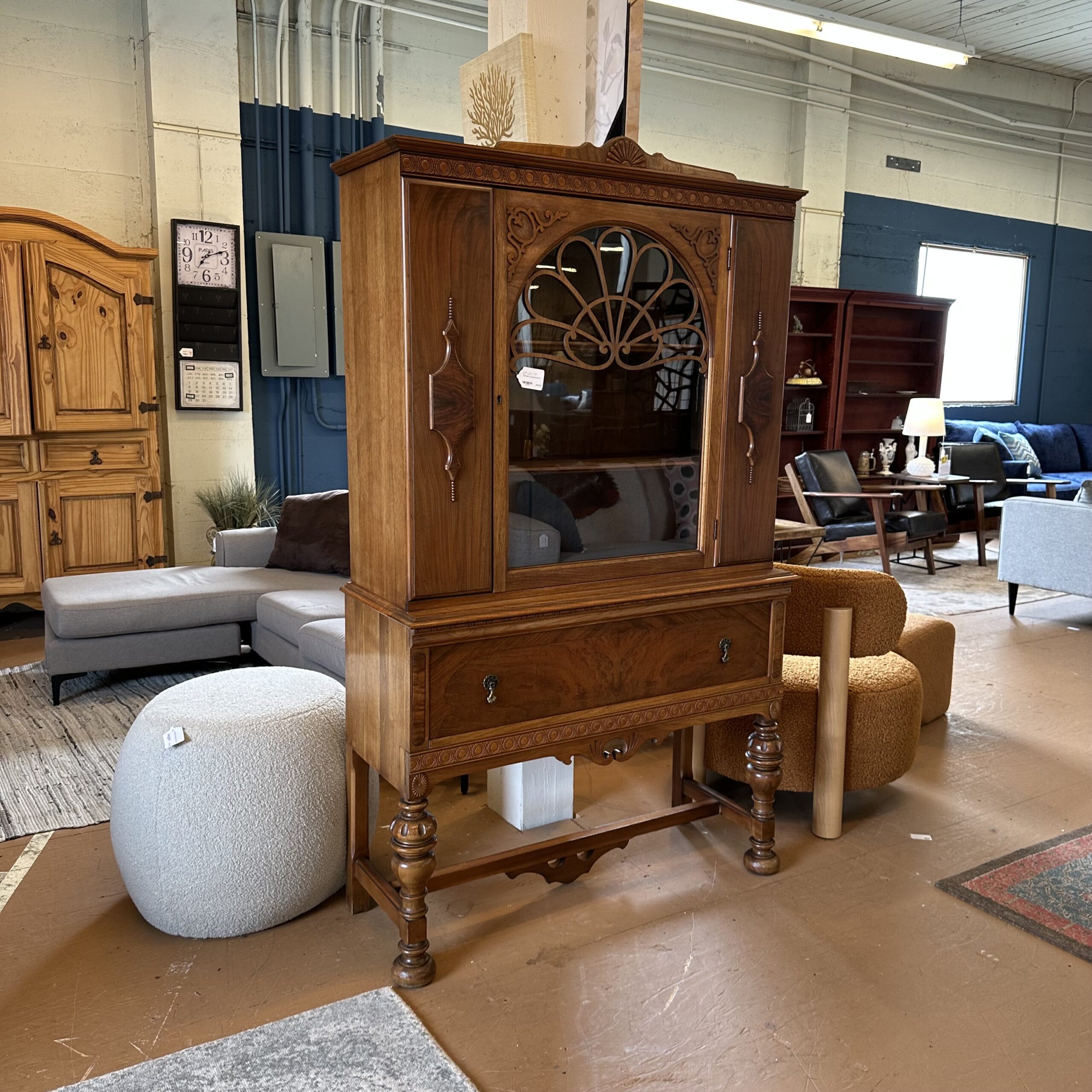 tall hutch w/ large drawer